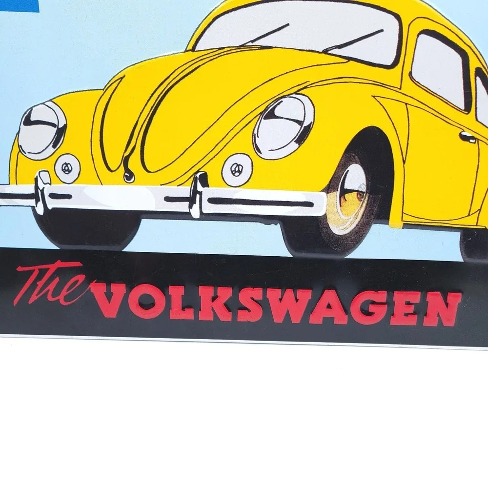 Vintage Volkswagen Metal Sign 